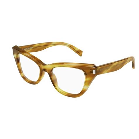 yves saint laurent cat eye glasses|saint laurent transparent glasses.